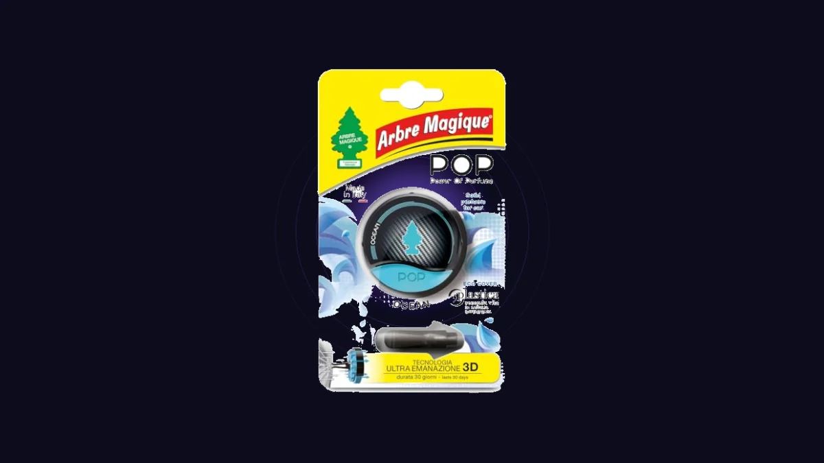 Recensione Arbre Magique Arbre Magique POP, Profumatore Auto Solido, Fragranza Ocean, Profumazione Delica